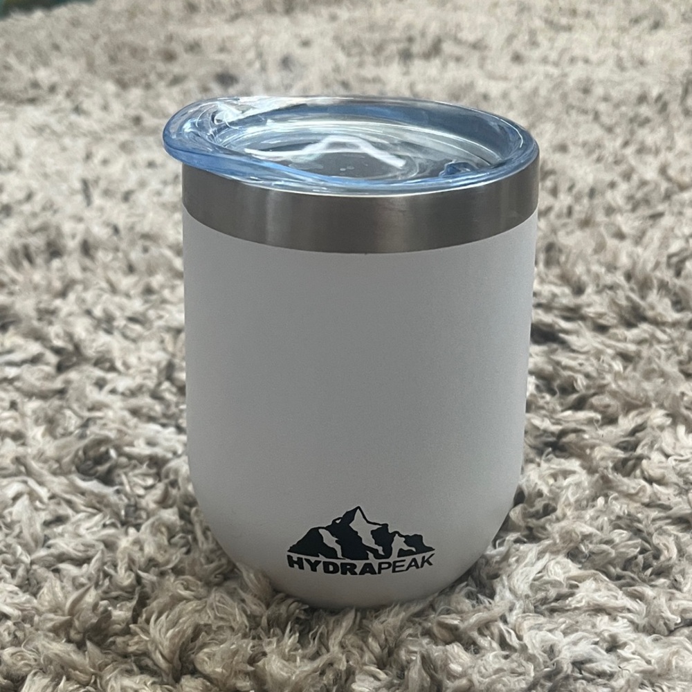 Hydrapeak 12 oz. White Insulated Tumbler